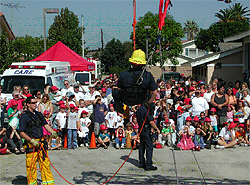 Speaking to the community